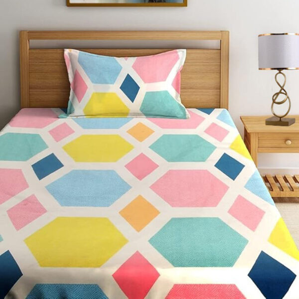 Agnes Geometric Bedsheet - Multicolor Agnes Geometric Bedsheet - Multicolor