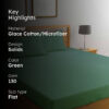Cora Stripe Bedsheet _ Green