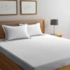 Cora Stripe Bedsheet _ White