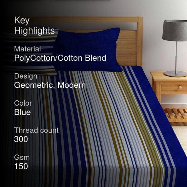 Damon Stripes Bedsheet Damon Stripes Bedsheet