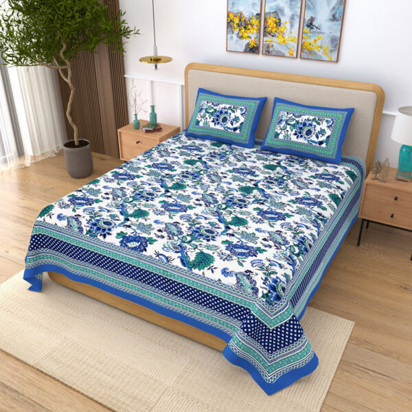 Dreamy Azure Bedsheet
