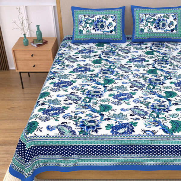 Dreamy Azure Bedsheet