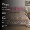 Ethnic Chitransh Bedsheet - Ochre