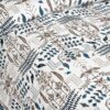 Evie Printed Bedsheet - Brown