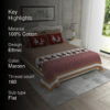 Folk Tribute Bedsheet - Brown