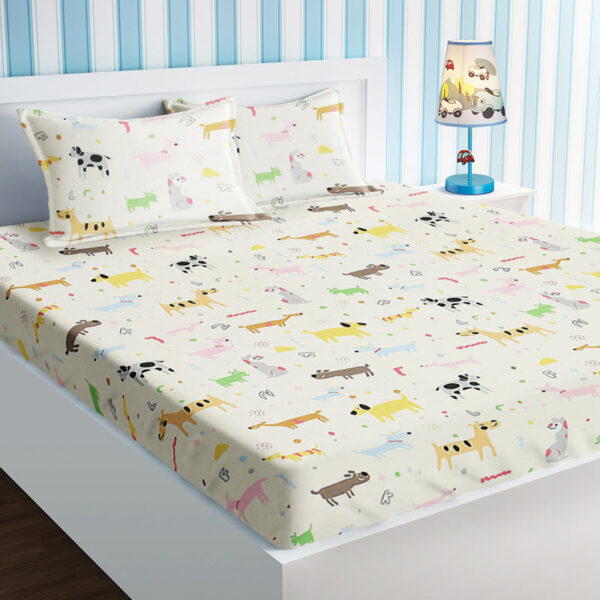Forest Pals Kids Bedsheet - 210 TC