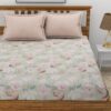 Freesia Floral Bedsheet - Green