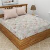 Freesia Floral Bedsheet - Green