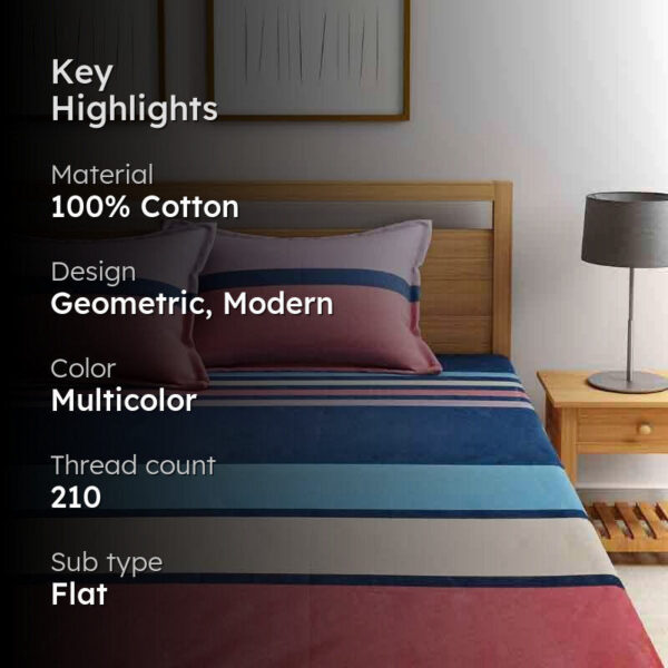 Gaudy Stripe Bedsheet Gaudy Stripe Bedsheet