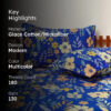 Hawaii Island Bedsheet - Blue
