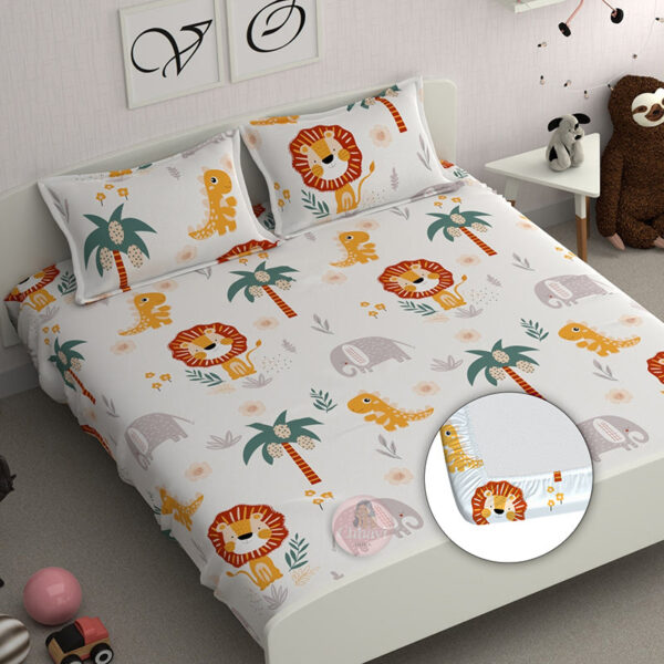 Jungle Book Fitted Microfiber Bedsheet