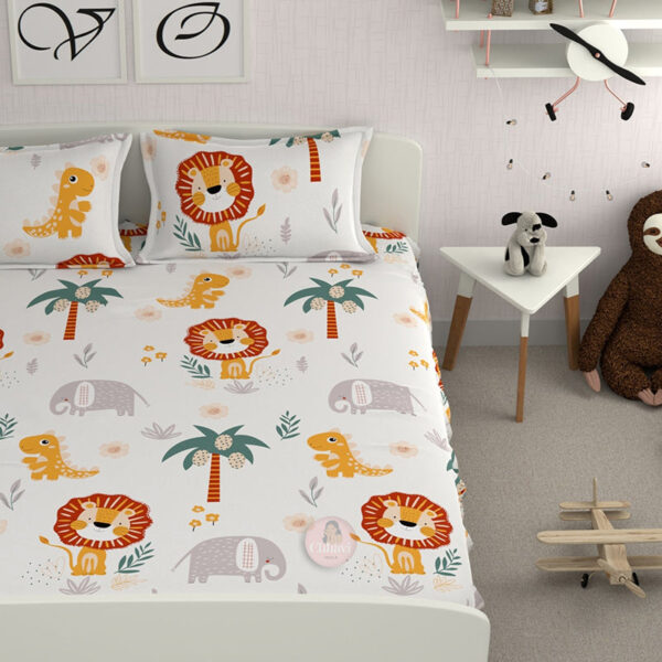 Jungle Book Fitted Microfiber Bedsheet