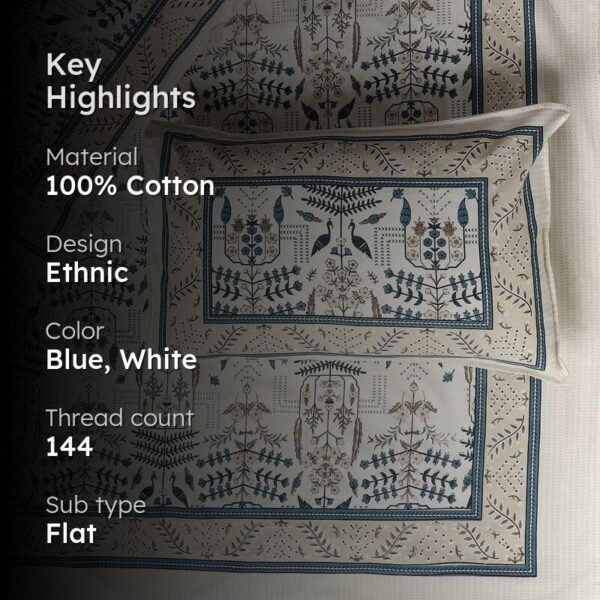 Miniature Tree Patterned Bedsheet