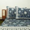 Paloma Printed Bedsheet - Blue