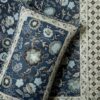 Paloma Printed Bedsheet - Blue