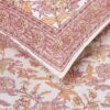 Pink Jungle of Flowers Bedsheet