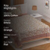 Posy Party Bedsheet - Orange