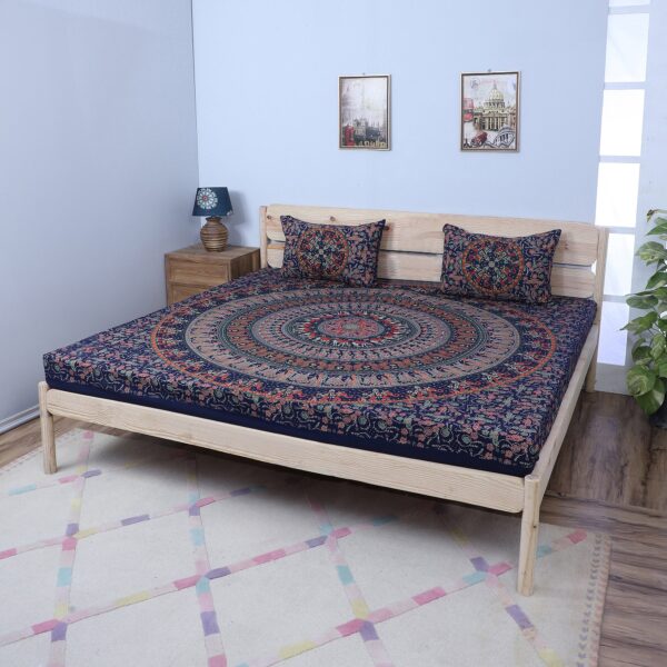 Rosho Mandala Bedsheet - Multicolor