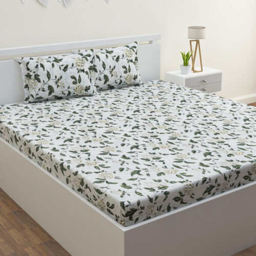 Sharmishtha Printed Cotton Bedsheet - 200 TC