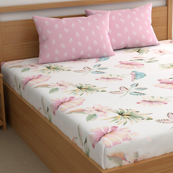 Vibrant Monstera I Microfiber Bedsheet