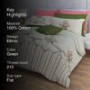 Winova Floral Bedsheet - Green